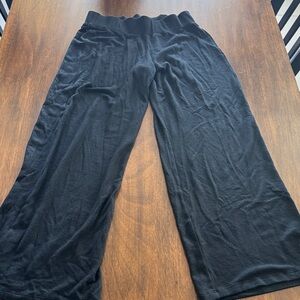 Michael Stars Black Wide-Leg Pants